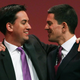 The brothers embrace, two days after Ed defeated David in the Labour leadership election.